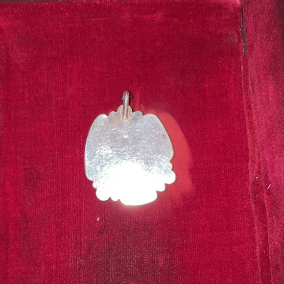 Turquoise-925 Sterling Silver Pendant- Beautifully Crafted Vintage Pendant - Picture 5 of 8